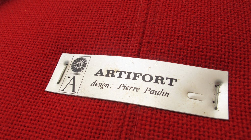 Chrome Set of 3 rare model easy chairs by Pierre Paulin for Artifort