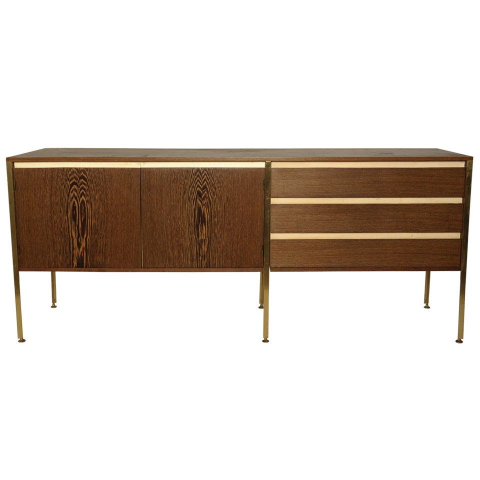 Exceptional Kho Liang le & Wim Crouwel Wenge Credenza for Fristho 196