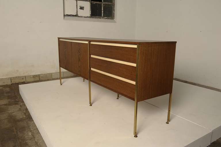 Exceptional Kho Liang le & Wim Crouwel Wenge Credenza for Fristho 196 2