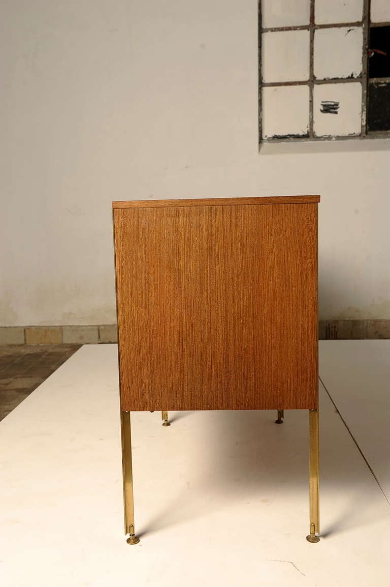 Mid-20th Century Exceptional Kho Liang le & Wim Crouwel Wenge Credenza for Fristho 196