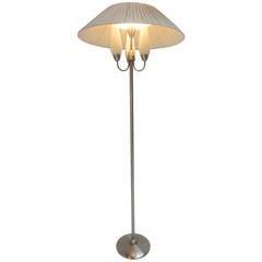 Modernist Bauhaus floor lamp by W.H. Gispen The Netherlands