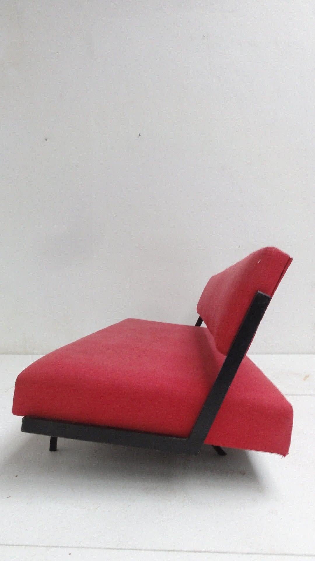 Minimal Dutch Design 1950s Sleeping Sofa In The Style Of Martin Visser