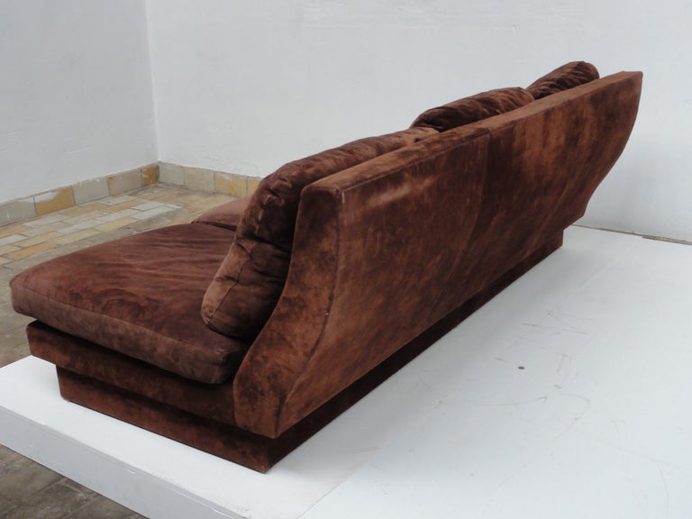 Selection of Willy Rizzo sofas available, we can restore,choose your own fabric. For Sale 1