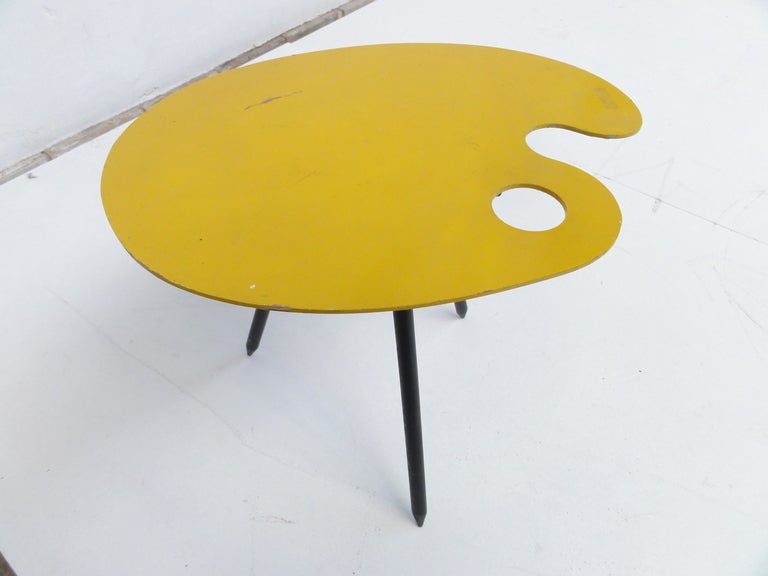 Lucien De Roeck 'expo-58' Palette Table Boismanu Belgium In Good Condition In bergen op zoom, NL