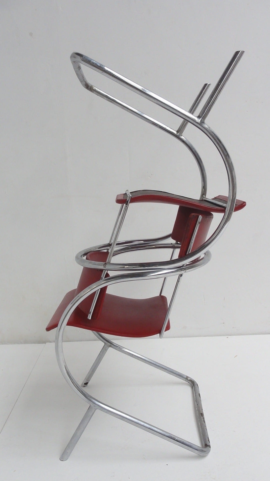 Pair of 1932 Dutch Avant Garde, Model 32 Chairs by Paul Schuitema for D3 For Sale 1