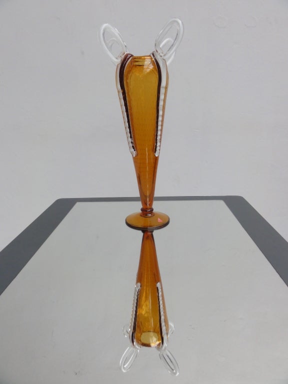 borek Sipek early handsigned vase Ajeto Czechoslovakia 1980's 3