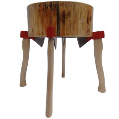 Used Lumberjack stool ADD Design Uranus Lab The Netherlands 2011