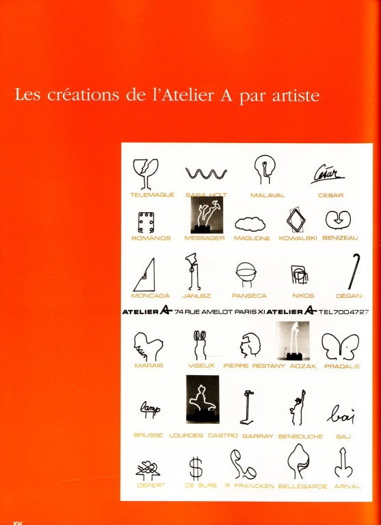 Philippe Pradalie ''Berceau Fleure'' Atelier A, Paris 1970 2