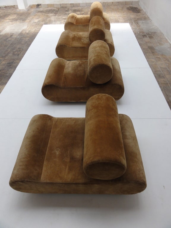 Late 20th Century Seating as minimalist sculpture by Klaus Uredat, 1972. Published