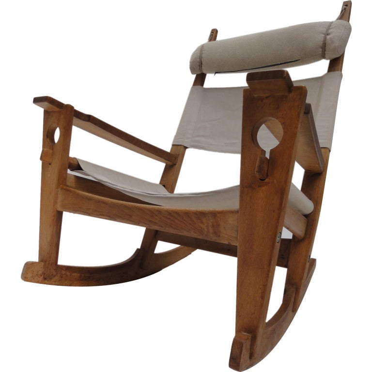 Hans J. Wegner Keyhole rocking chair Getama Denamrk 1967