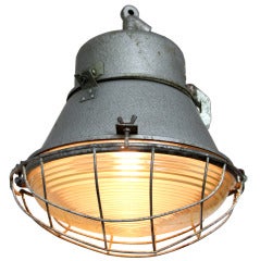 Kepice XS (3 pieces) | Rounded Glass, Industrial Hanging Lamps (3x)