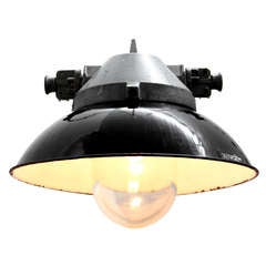 Lisov Pk (20 pieces) | Black Enamel Industrial Lamp