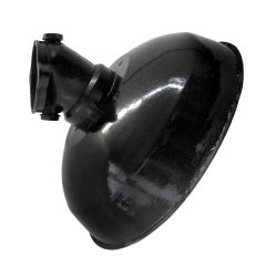 Jacubin wall (1 piece) | Black enamel, Bakelite top with glass wall light Jacubin wall (1 piece) | Black enamel, Bakelite top with glass wall light