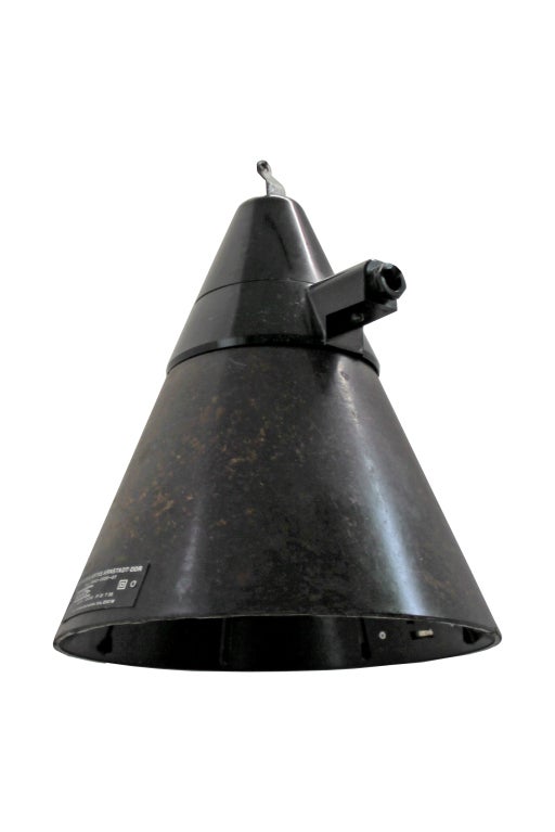 Arnstadt | Set of rare industrial Bakelite lamps from the DDR (1x)