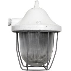 Rokita White S | vintage Industrial hanging Lamp (1x)