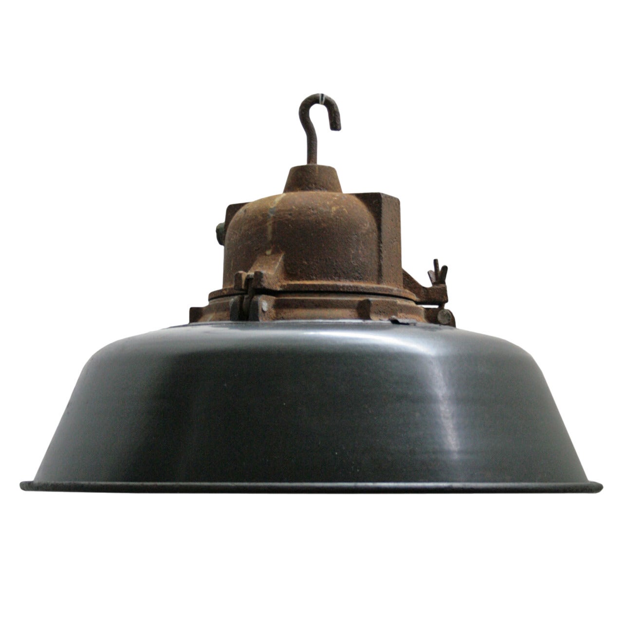 Lille | Pair of French Industrial Pendants