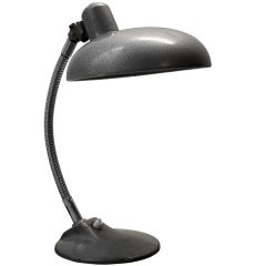Buro | Vintage Gray Metal Desk Lamp (2x)