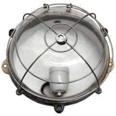 Galan | vintage French industrial wall / ceiling lamp (1x)