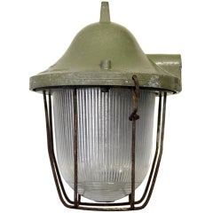 Rokita Small Green | Vintage Industrial Hanging Lamp (10x)