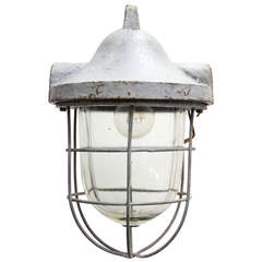 Rabka S PG | Lampe suspendue industrielle vintage (4x)