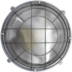 Pavlov (2 pieces) | vintage industrial cast aluminium wall / ceiling light