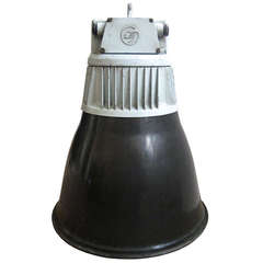 Papulin (1 piece) | Black industrial hanging lamp
