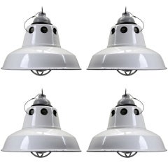 Appleton USA | White industrial lamps (4x)