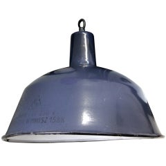 Tompa S (24 pieces) | Blue Enamel Industrial Lamp