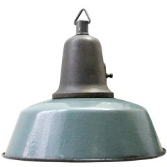 Mindszent Green small | Vintage Industrial Pendant (8x)