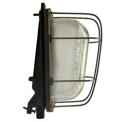 Konoser Large (17 in stock) wall-lamp cast iron Holophane glass Konoser Large (17 in stock) wall-lamp cast iron Holophane glass
