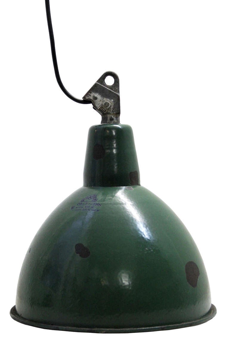 Polish Furta Green, Two Piece, Gray Industrial Pendants