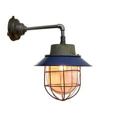 Kocser Blue Wall (10 in stock) | Blue Enamel Industrial Wall Lamp