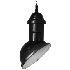 Biluky M (1 piece) | Rare Asymmetrical Black Industrial pendant