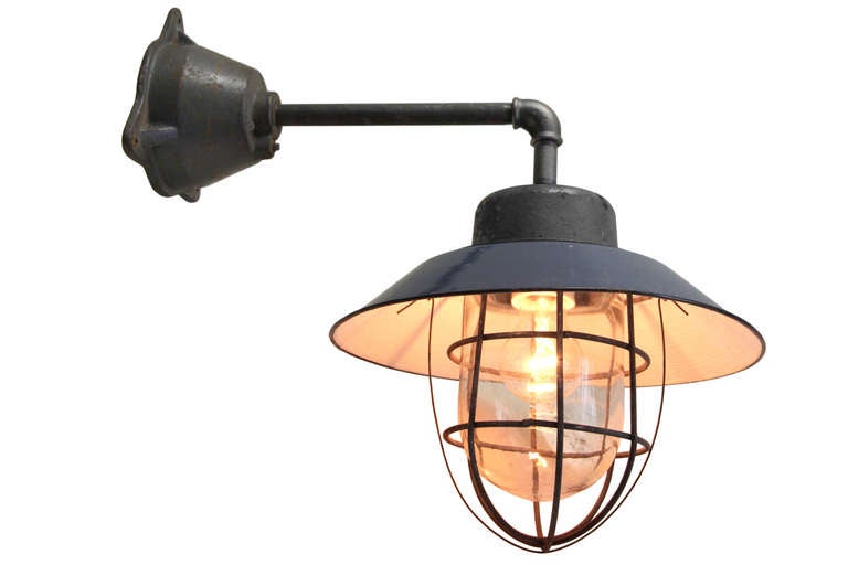 Arlo Green Clear Wall | Green Enamel Industrial Lamp (16x)