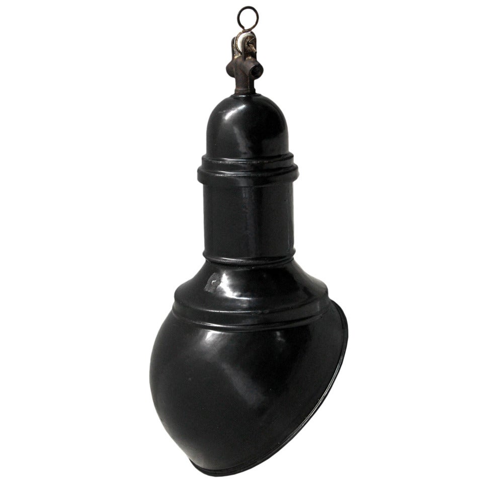 Biluky S | Rare Asymmetrical Black Industrial Lamp