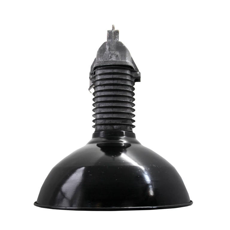 Black Industrial hanging lamp, with aluminium top. Weight: 9.0 kg / 19.8 lb. (HDK80)

All lamps have been made suitable by international standards for incandescent light bulbs, energy-efficient and LED bulbs with an E27 socket, max 150W. 100%