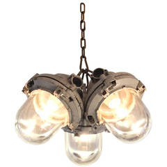 Noskov Chandelier (3 in stock) | Vintage Industrial Hanging Lamps