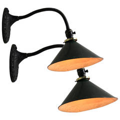 Set of Newark Vintage American Desk or Wall Lamps