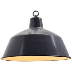 Eger (1 in stock) | Blue / Gray Enamel Industrial Lamp Eger (1 in stock) | Blue / Gray Enamel Industrial Lamp