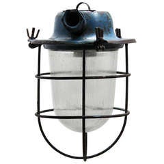 Karlin blue (2 pieces) | Blue Industrial Lamp