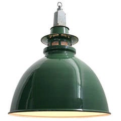 Croston (8 in stock) | British Green Industrial Pendants