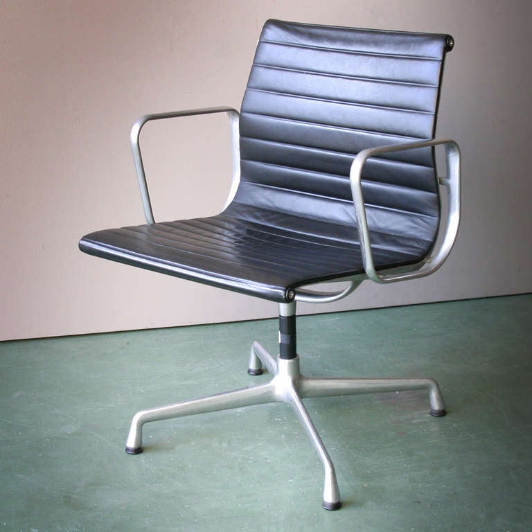 Brushed Two Chairs EA108 by Eames for Vitra