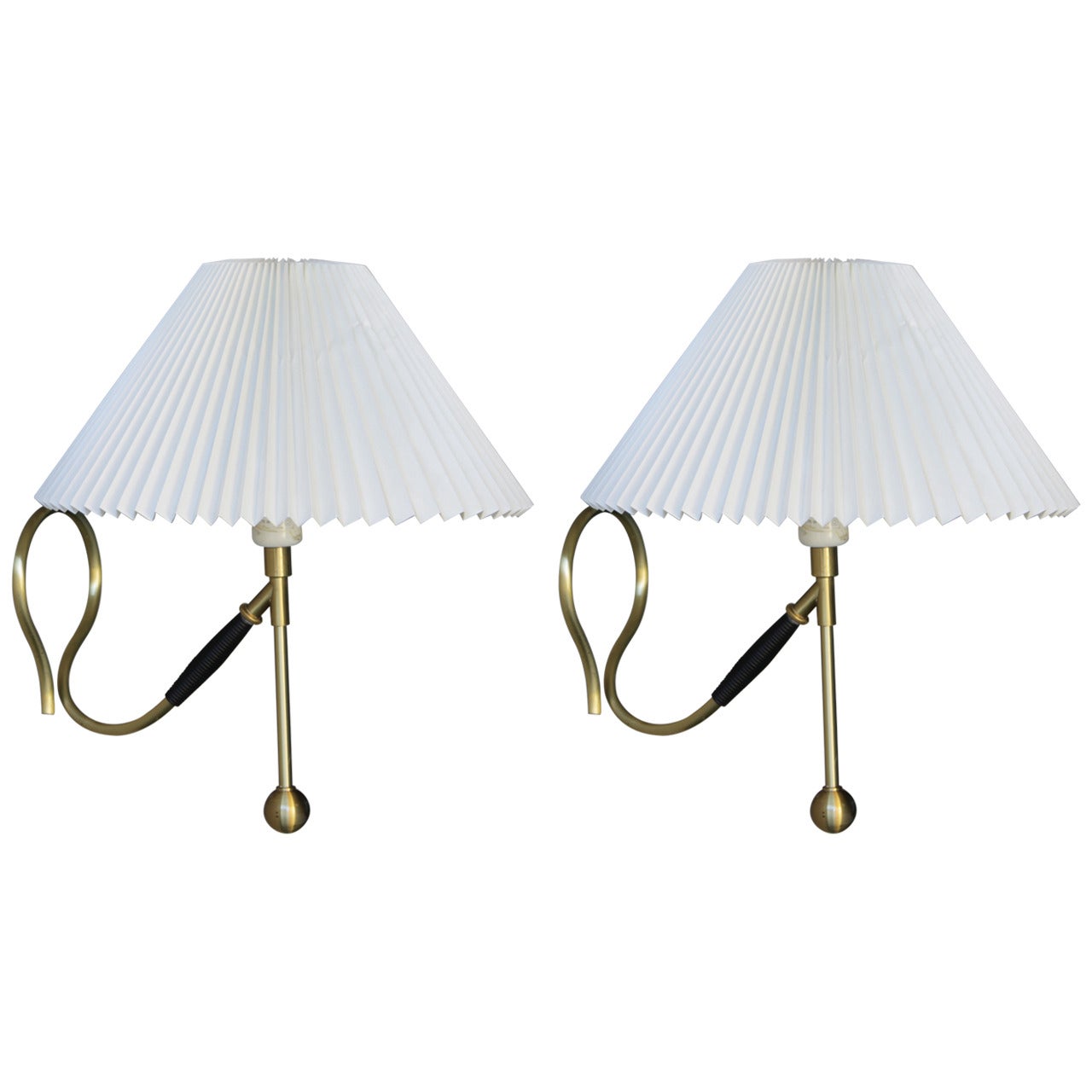 Pair of Lamps by Kaare Klint for Le Klint