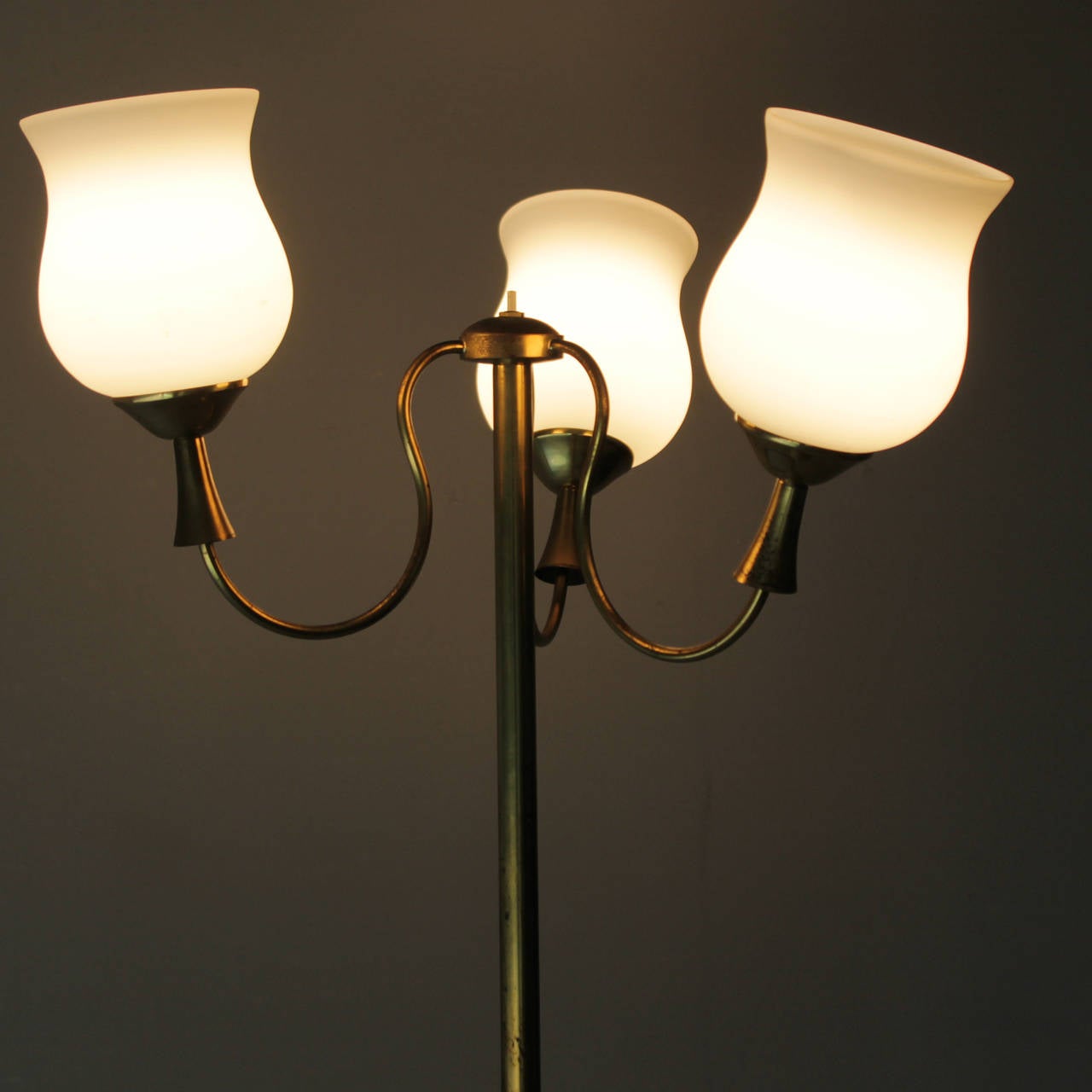 Elegant Italian Floor Lamp by Arredoluce For Sale 3