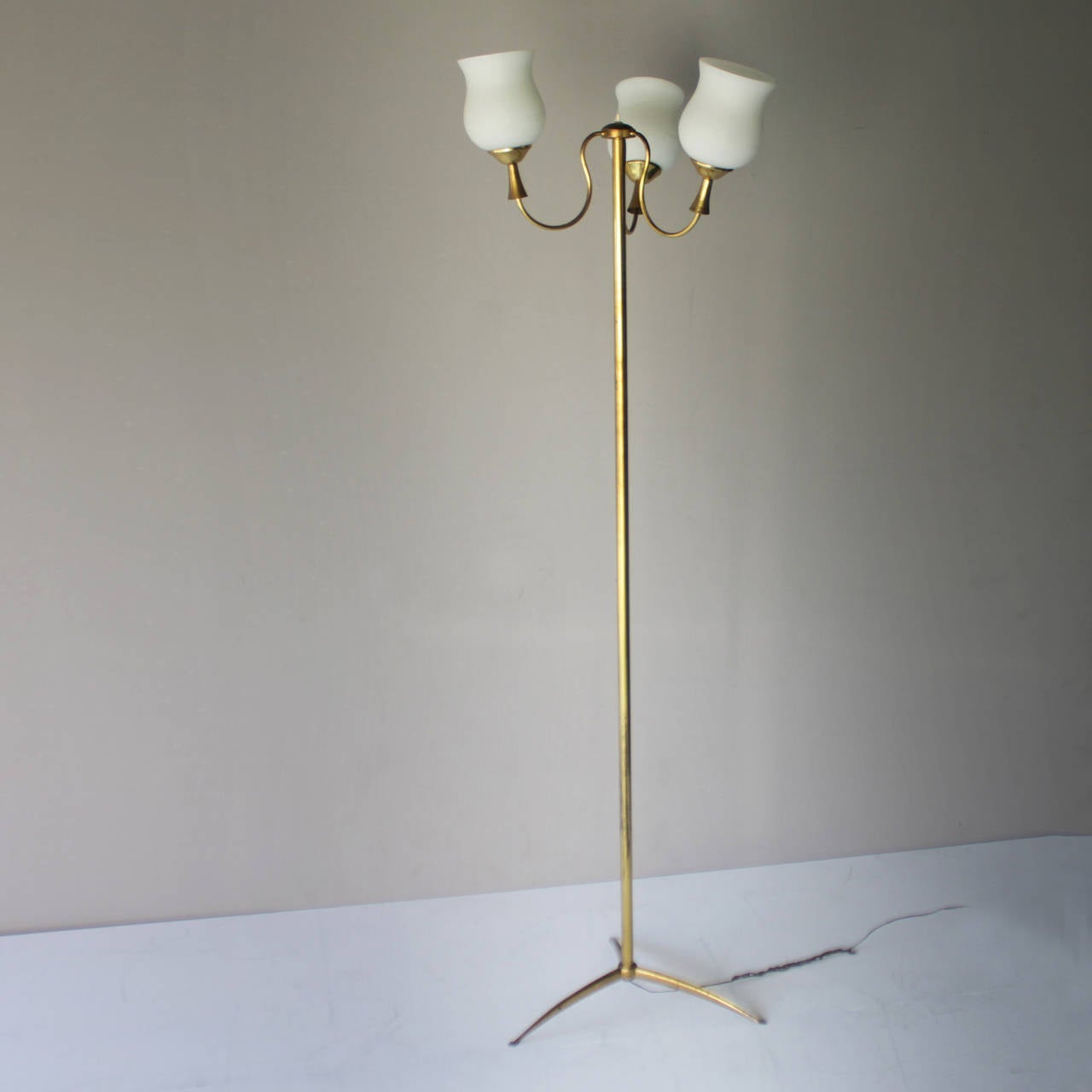 Mid-Century Modern Elegant Italian Floor Lamp by Arredoluce For Sale