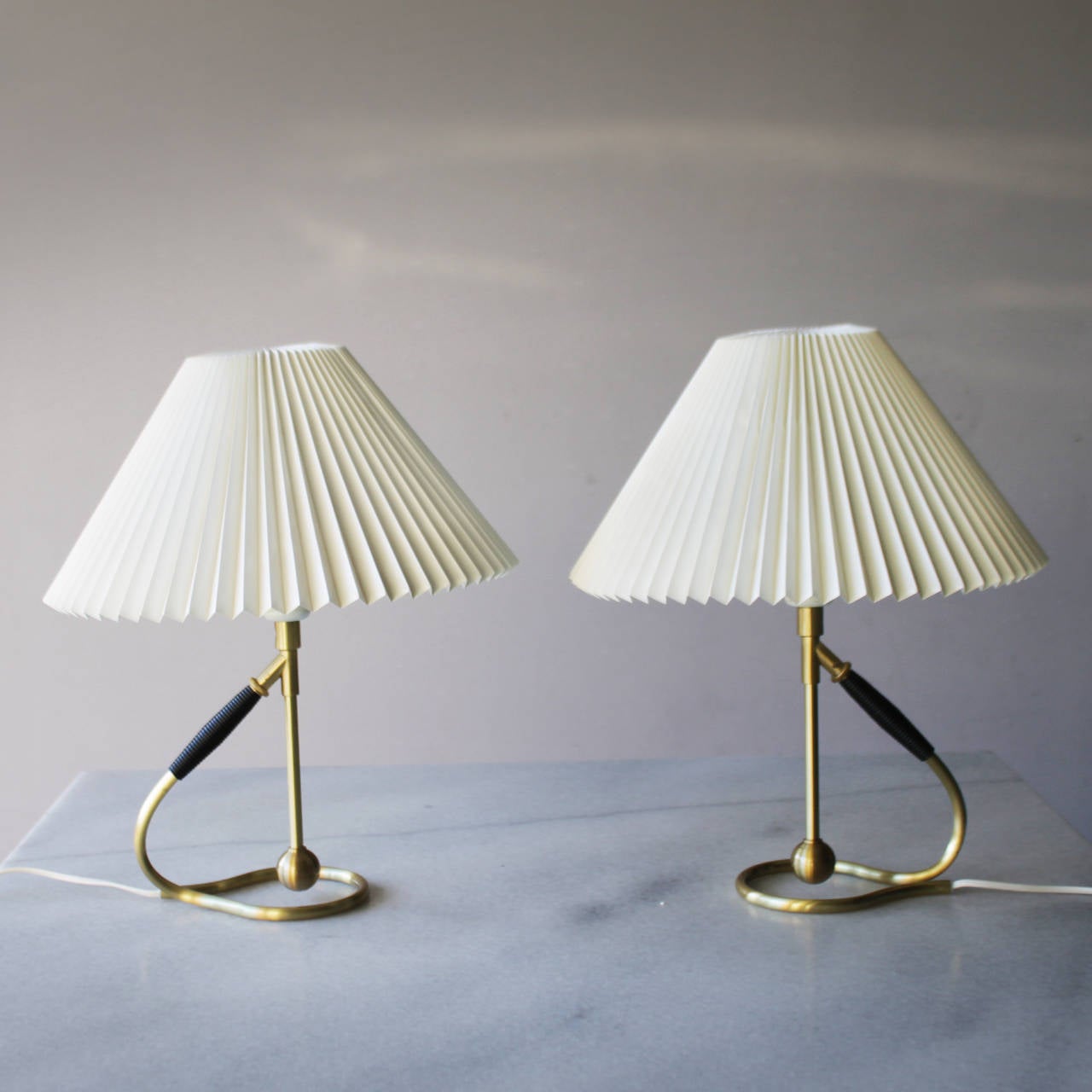 Pair of Lamps by Kaare Klint for Le Klint In Good Condition In JM Haarlem, NL