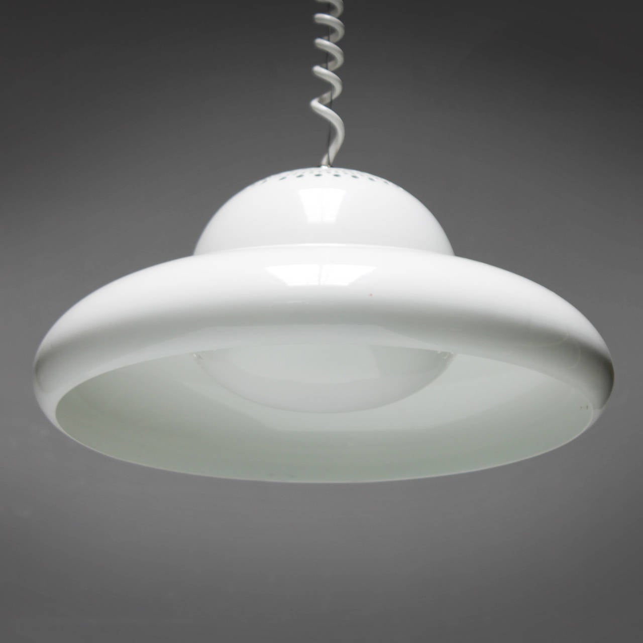 Mid-Century Modern White Fior di Loto Pendant by Afra and Tobia Scarpa