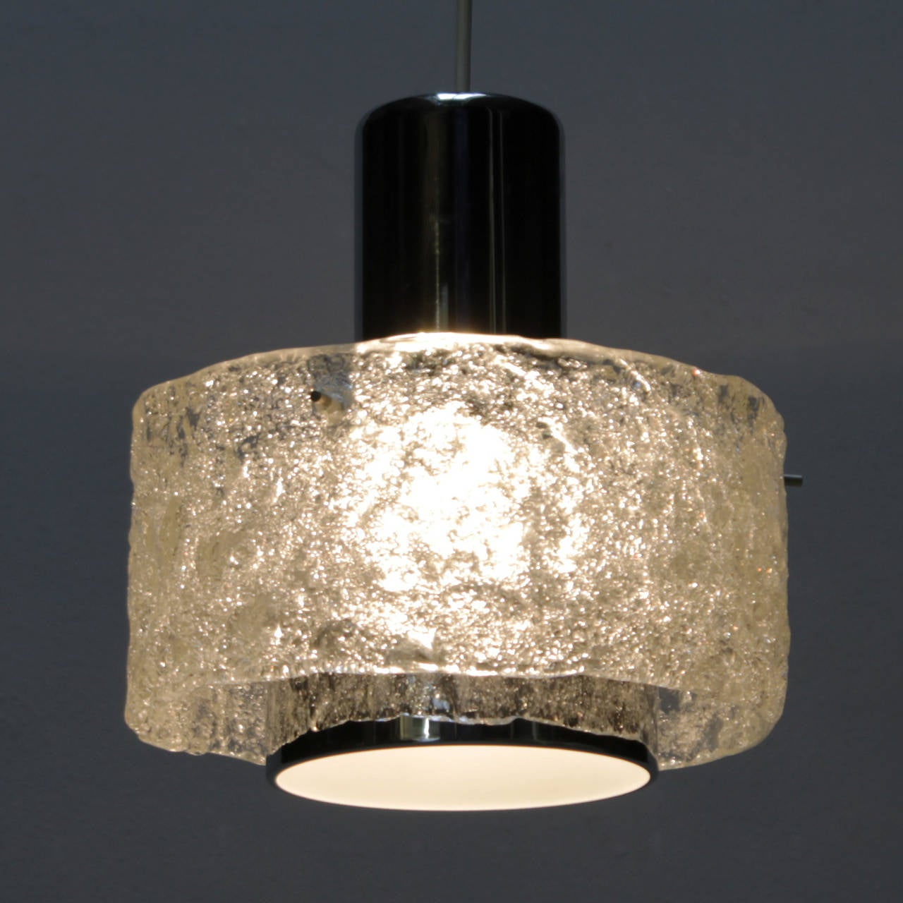 German Pendant in the style of Kalmar Lighting For Sale