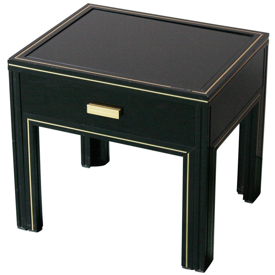 Signed Side Table by Pierre Vandel, French