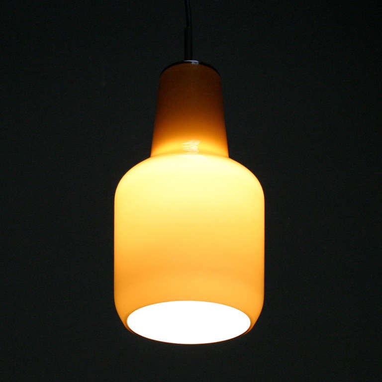 Mid-Century Modern Italian Pendant Lamp by Massimo Vignelli for Venini